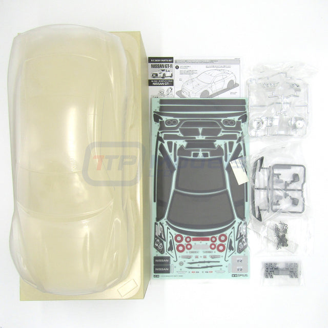 Tamiya 51340 Nissan GT-R (R35) Body Parts Set, (TT01/TT01E/TT02/TA08/TB05), NIB