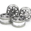 Tamiya 51715 BBX Chrome Plated Wheels (26mm Width, Offset +2mm) 4 Pcs. (BB-01)