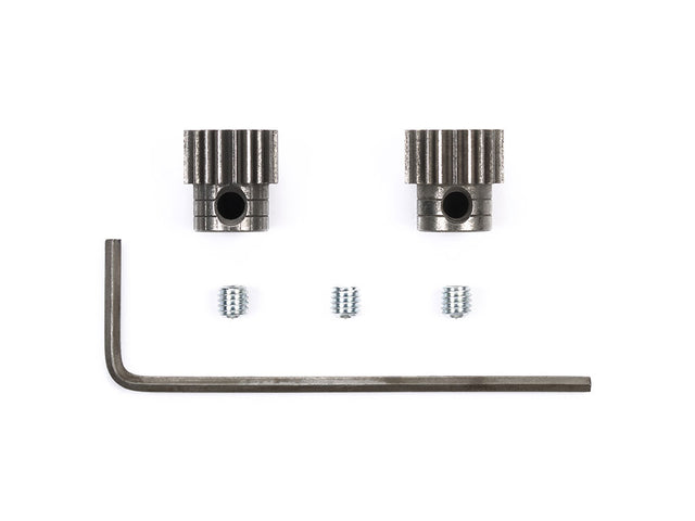 Tamiya 53101 RD 0.4/04 Steel Pinion Gear Set (20T & 21T) *F102/F103/F104/Group-C (Copy)