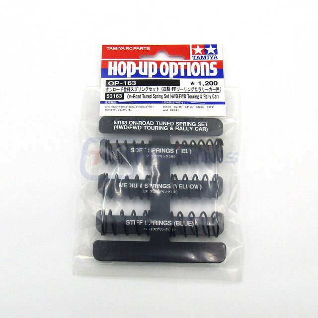 Tamiya 53163 On-Road Tuned Spring Set (4WD, FWD Touring & Rally Car), NIP