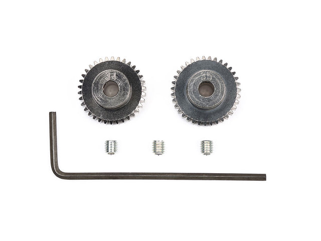 Tamiya 53405 0.4 Pinion Gear (34T, 35T), (*TA04/TRF415/TRF416/TRF417), NIP