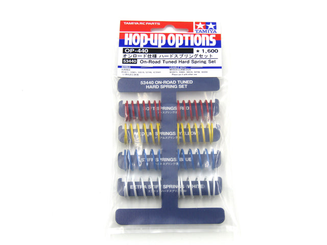 Tamiya 53440 On-Road Tuned Hard Spring Set, (TT01/TT02/M05/M07/M08), NIP