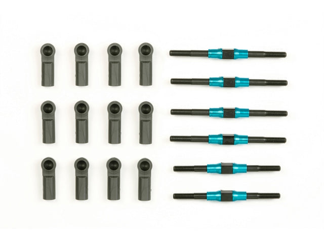 Tamiya 53940 DF-03 Hard Turnbuckle Shaft Set, (Dark Impact/Keen Hawk/Avante Mk2)