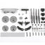 Tamiya 54139 Touring Car Body Accessory Parts Set (TT01D/TT02D/TB02D/TB03D), NIP