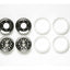 Tamiya 54414 R/C 4x4 Vehicle 4-Piece Wheels (2 Pcs.) (Bruiser/Mountain Rider), NIP