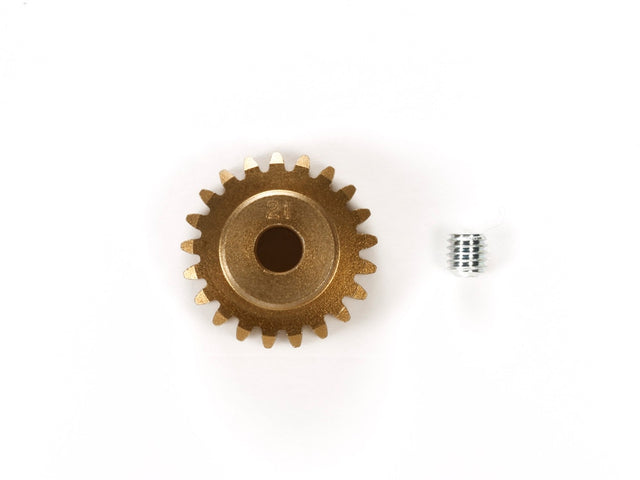 Tamiya 54577 06 Module Hard Coated Aluminum Pinion Gear (21T), (TC01/TA07/TT02)