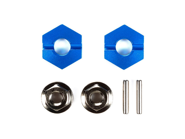 Tamiya 54668 Buggy Aluminum Hex Hubs (Front), (DB01/DB02/TRF501x/TRF503), NIP