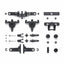 Tamiya 54951 SW-01 Reinforced C Parts (Joints), (SW01/Lunch Box Mini/Mudmad), NIP