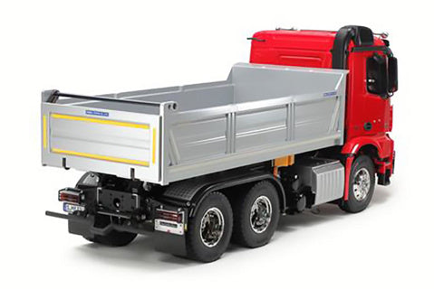 Tamiya 56361 Mercedes-Benz Arocs 3348 6x4 Tipper/Dump Truck (Red/Silver Edition) **Pre-Order**, NEW