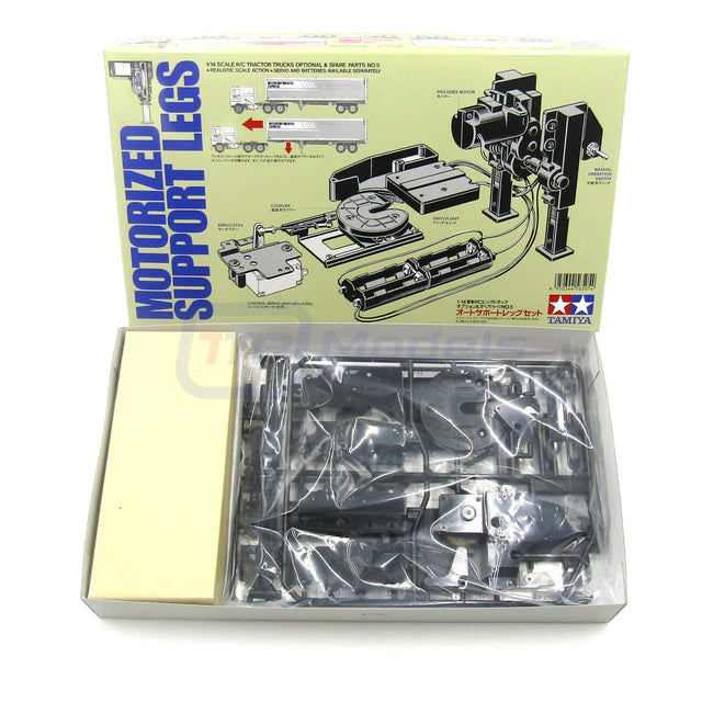 Tamiya 56505 Tractor Truck Motorized Support Legs (Flatbed/Box/Container/Reefer)