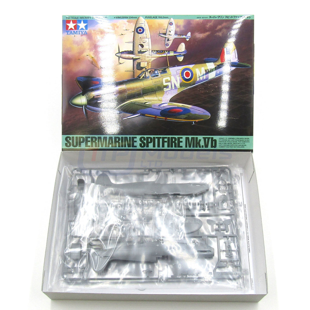 Tamiya 61033 1/48 Scale Aircraft Series: Supermarine Spitfire Mk.Vb ...