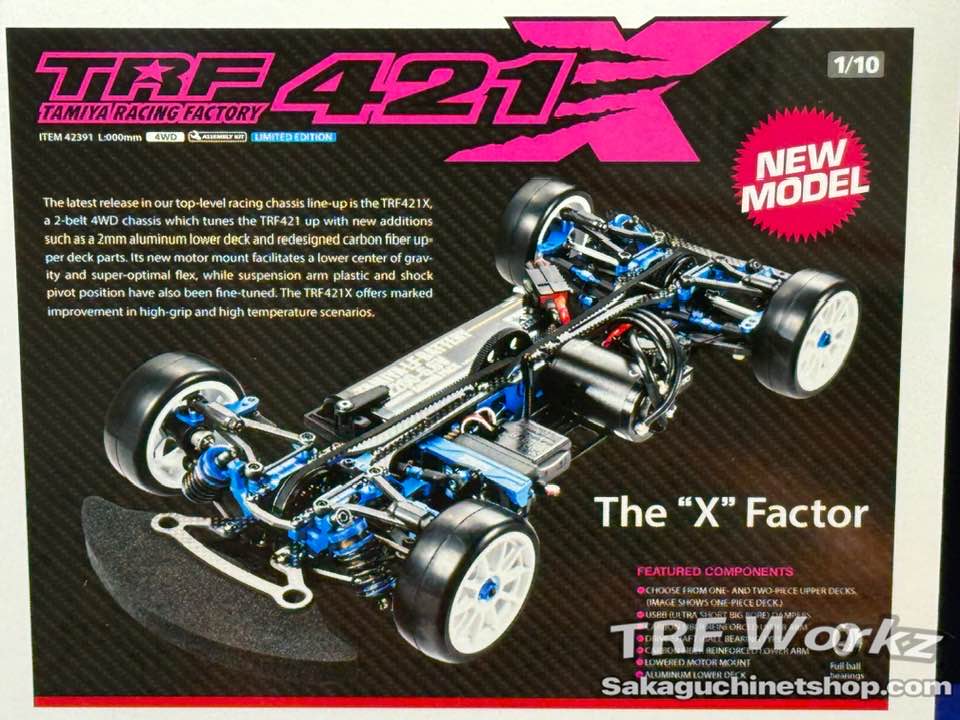 Tamiya 42391 TRF421X Chassis Kit, NIB **PRE-ORDER** – TTP Models