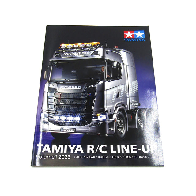 Tamiya 64444 R/C Line-Up Volume 1 2023 (English/RC), (BBX/Scania 770S) NEW