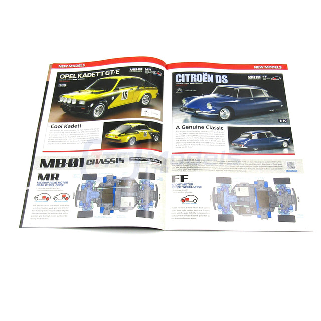 Tamiya 64452 R/C Line-Up Volume 1 2024 (English/RC), (FH16/TRF421/XM01 Pro) NEW