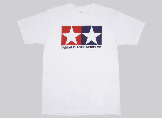 Tamiya 67549 Official White Logo T-Shirt with Short Sleeves (XXXL) 48" Chest, NIP