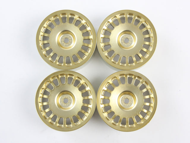 Tamiya 84155 Medium-Narrow Rally Dish Wheels (Gold/±0), (XV-01/XV-02), NIP