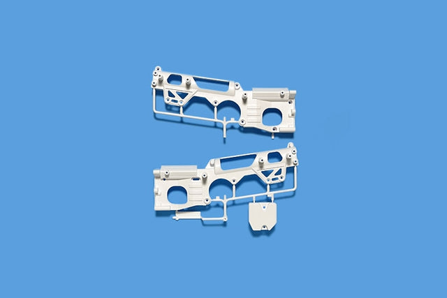 Tamiya 84349 WR-02 D Parts (Color Chassis) White Style, (WR-02CB/Comical), NIP