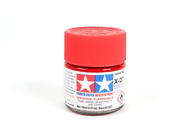 Tamiya Acrylic Mini X & XF Paint Jars (Round, 10ml, .33fl oz), NEW