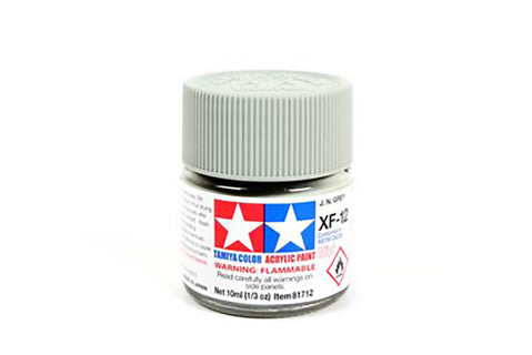 Tamiya Acrylic Mini X & XF Paint Jars (Round, 10ml, .33fl oz), NEW