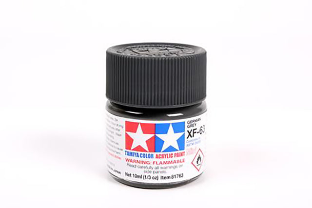 Tamiya Acrylic Mini X & XF Paint Jars (Round, 10ml, .33fl oz), NEW