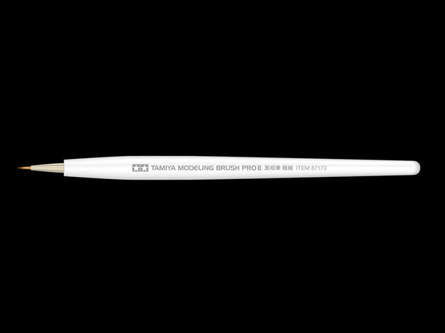 Tamiya 87173 Modelling PROII Pointed Brush (Extra Fine), for RC & Plastic Kits