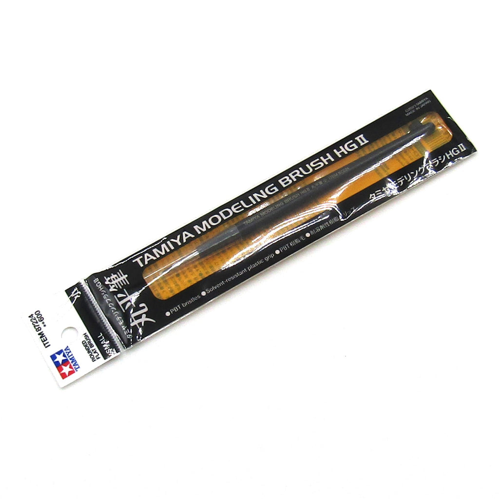 Tamiya 87224 Tamiya Modelling Brush HG II Rounded Flat Brush (Small ...