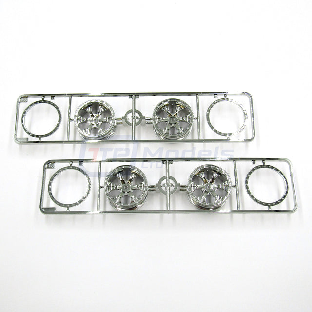 Tamiya 58415 Toyota Tundra High-Lift, 9335526/19335526 V Parts (Wheels, 4 Pcs.)