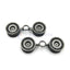 Tamiya 58701 Opel 'Cliff' Calibra V6/TT01E, 9335859/19335859 Wheels (4 Pcs.), NEW