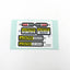 Tamiya 58727 Mitsubishi Pajero/CW-01/CW01, 9490107/19490107 Decals/Stickers, NIP