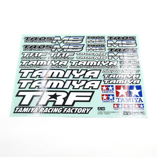 Tamiya 42103 TA05MS Chassis Kit, 9494107/19494107 Decals/Stickers, NEW