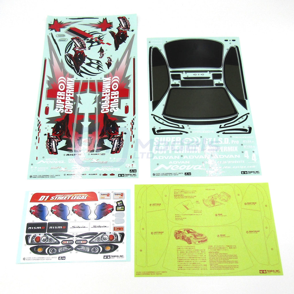 Tamiya 58373 NISMO Coppermix Silvia/TT01D/TT02D, 9495489/19495489 Deca ...