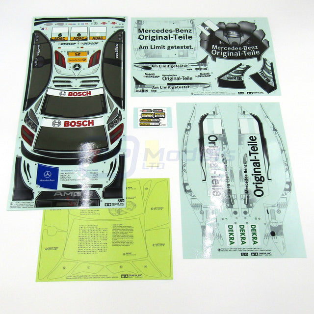 Tamiya 58433 Mercedes AMG DTM C Class 2008/TT01E 9495586/19495586 Decals/Sticker