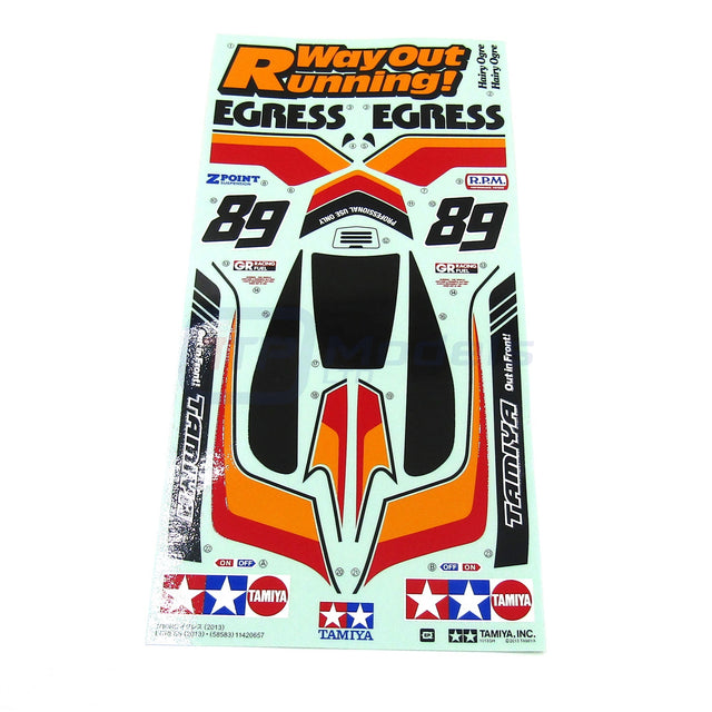 Tamiya 58583 Egress 2013, 9495806/19495806, Decals/Stickers, NEW