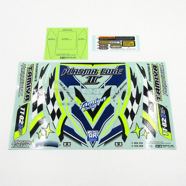 Tamiya 58630 Plasma Edge II/TT-02B, 9495883/19495883 Decals & Masking, NIP