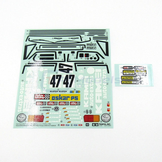 Tamiya 58025 VW Golf Racing Group 2/Mk.1/M05, 9498086/19498086, Decals/Stickers