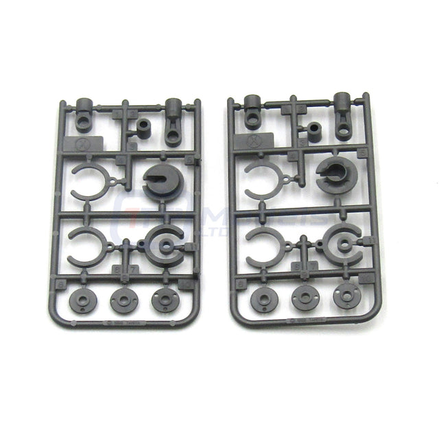 Tamiya 9803211/19803211 X Parts (2 Pcs.), (CC-02/G500/Grasshopper 2 Black), NEW