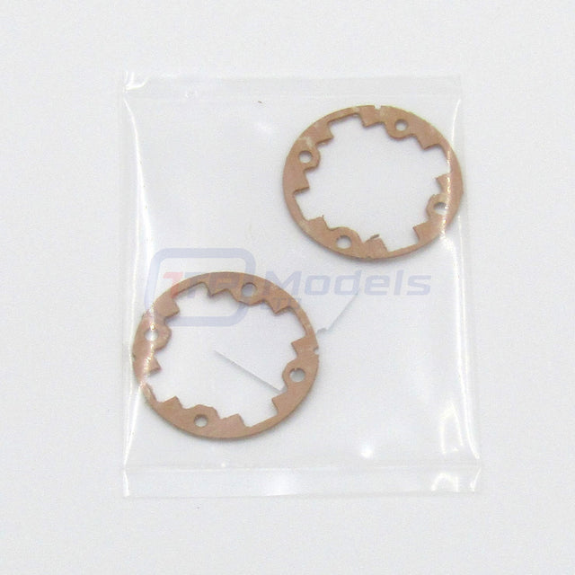 Tamiya 58707 XV02/TT02BR/TT02SRX, 9803418/19803418 Diff Gasket (2 Pcs.), NEW