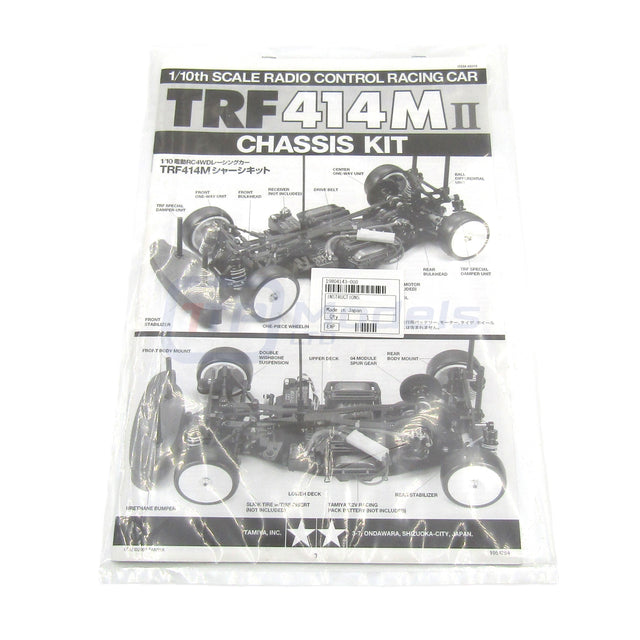Tamiya 49219 TRF414MII Chassis Kit, 9804143/19804143, Instruction Manual, NEW