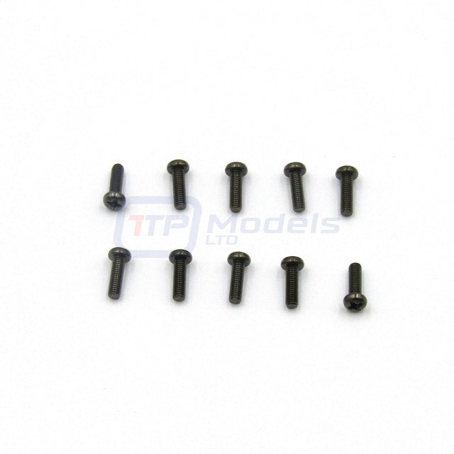 Tamiya 9804159/19804159 3x10mm Screw (10 Pcs.), (TT02/DT02/CC01/DF03/DB01), NEW