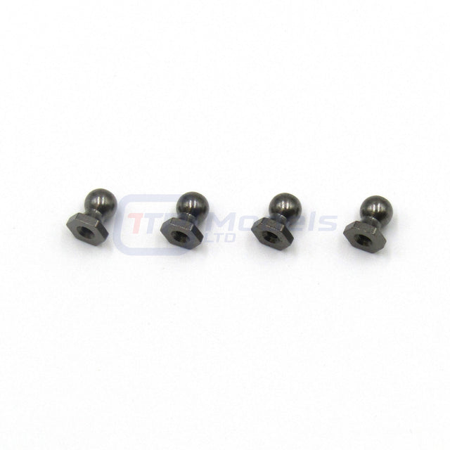 Tamiya 9804495/19804495 5mm Ball Connector Nut (2mm Thread) (4 Pcs.) L ...