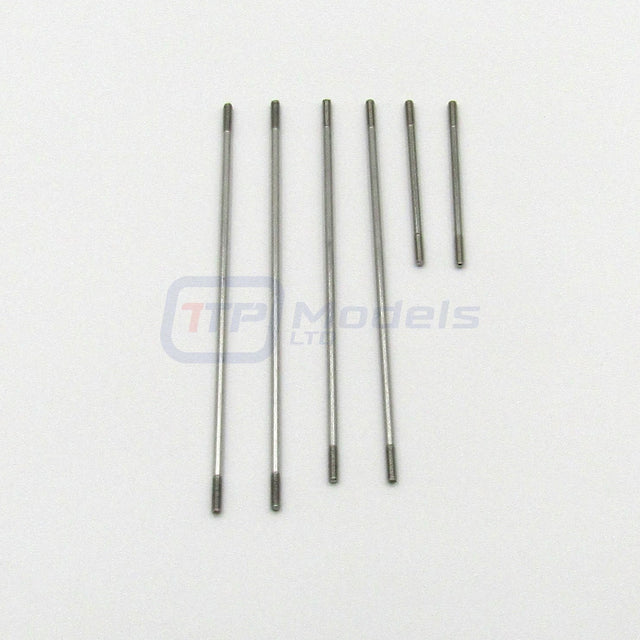 Tamiya 58065 Clodbuster/Bullhead 9805227/19805227 Threaded Shafts (6 Pcs), NEW