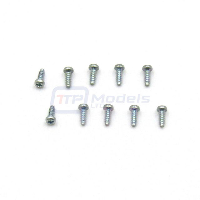 Tamiya 9808058/19808058 2x6mm Tapping Screw (10 Pcs.), (Trucks), NIP