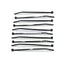 Tamiya 51651/9808134 Nylon Bands (Small/Black, 20 Pcs.), (Zip/Cable Ties), NIP