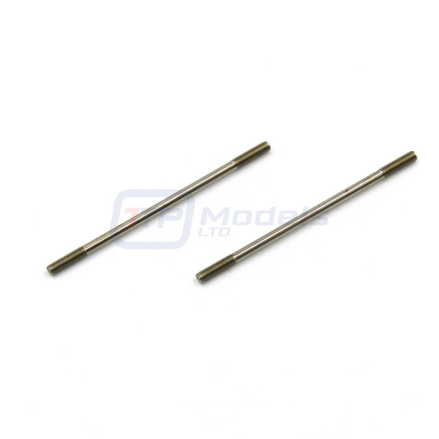 Tamiya 9808187/19808187 3x65mm Threaded Shaft (2 Pcs), (DT02/DT03/CR01/Bruiser)