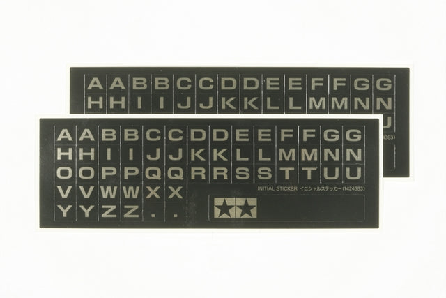 Tamiya 53898 Initial Stickers (2 Pcs.), NIP