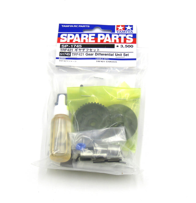 Tamiya 51745 TRF421 Gear Differential Set, (42384 TRF-421 Chassis Kit) NEW