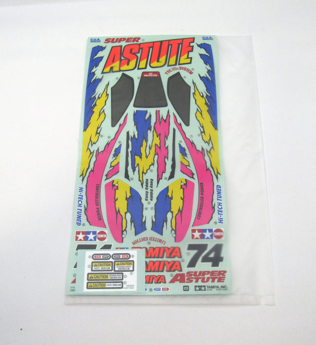 Tamiya 47381 Super Astute 2017, 9494206/19494206 Decals/Stickers, NIP