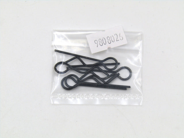 Tamiya 9808026/19808026 10mm Snap Pin (5 Pcs.), (Body Clips), NIP