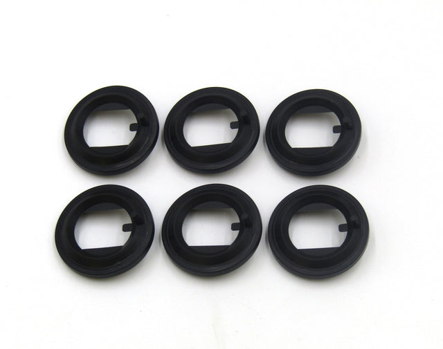 Tamiya 56009 German Tiger I Early, 9805709/19805709 Road Wheel Rubber (6 Pcs.)