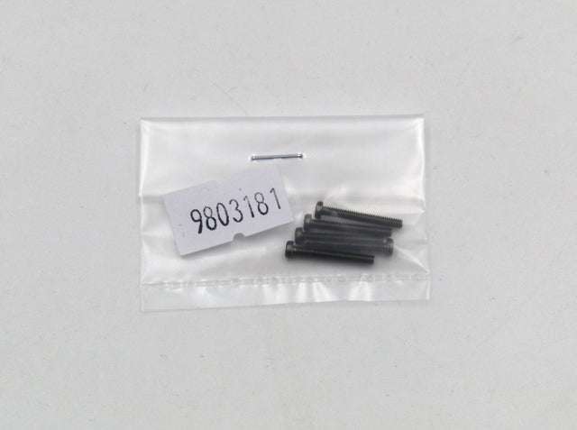 Tamiya 9803181/19803181 Black 2x15mm Screw (5 Pcs.), NIP